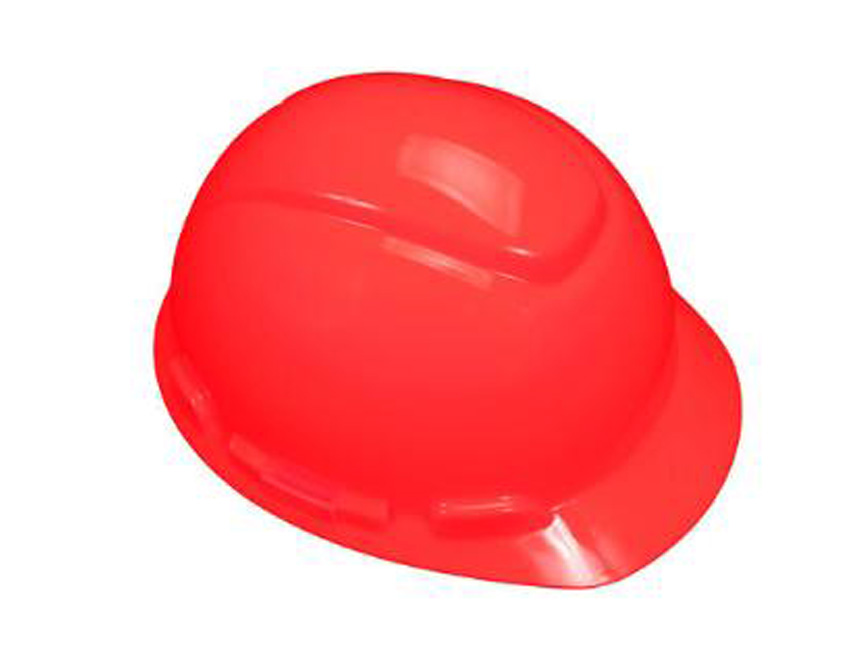 3M H-705P Red Hard Hat - 4 Point Pin Lock.